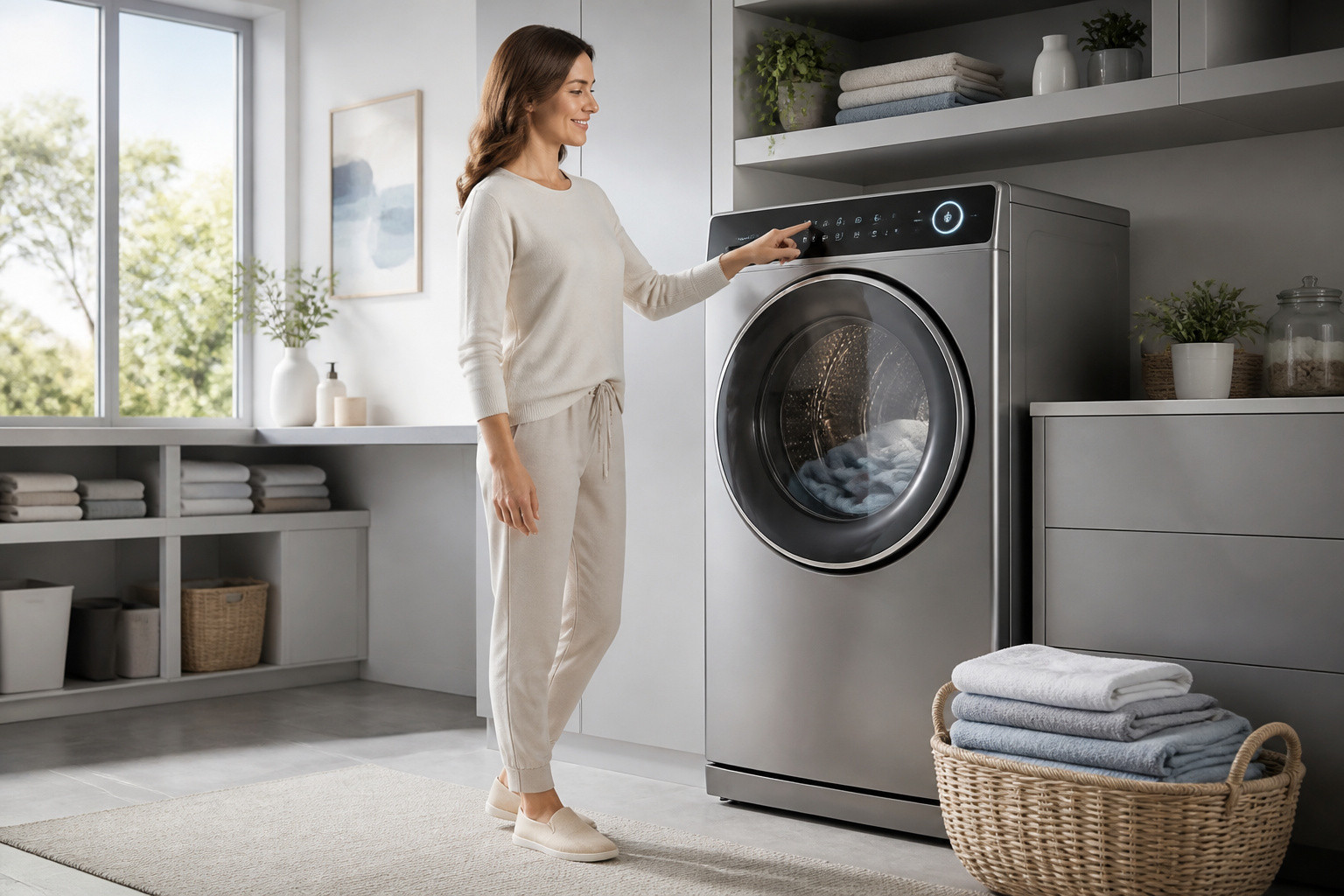 Seche linge moderne et facile a utiliser