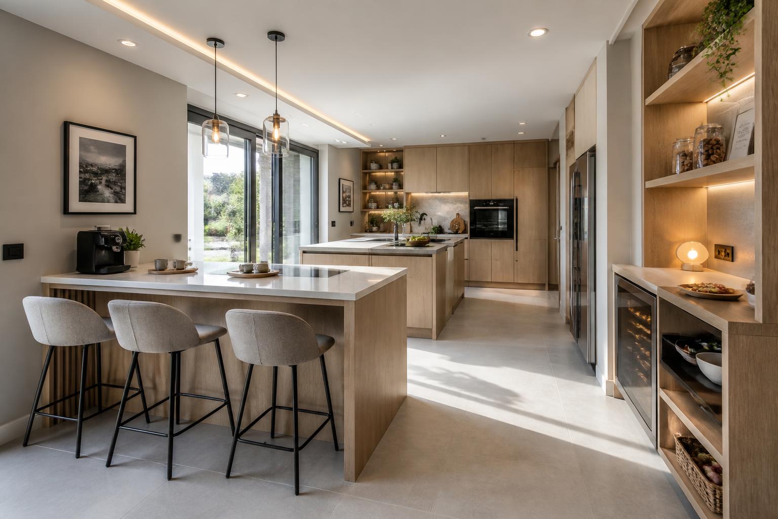 Bar, coin snack ou îlot : choisir pour une cuisine moderne