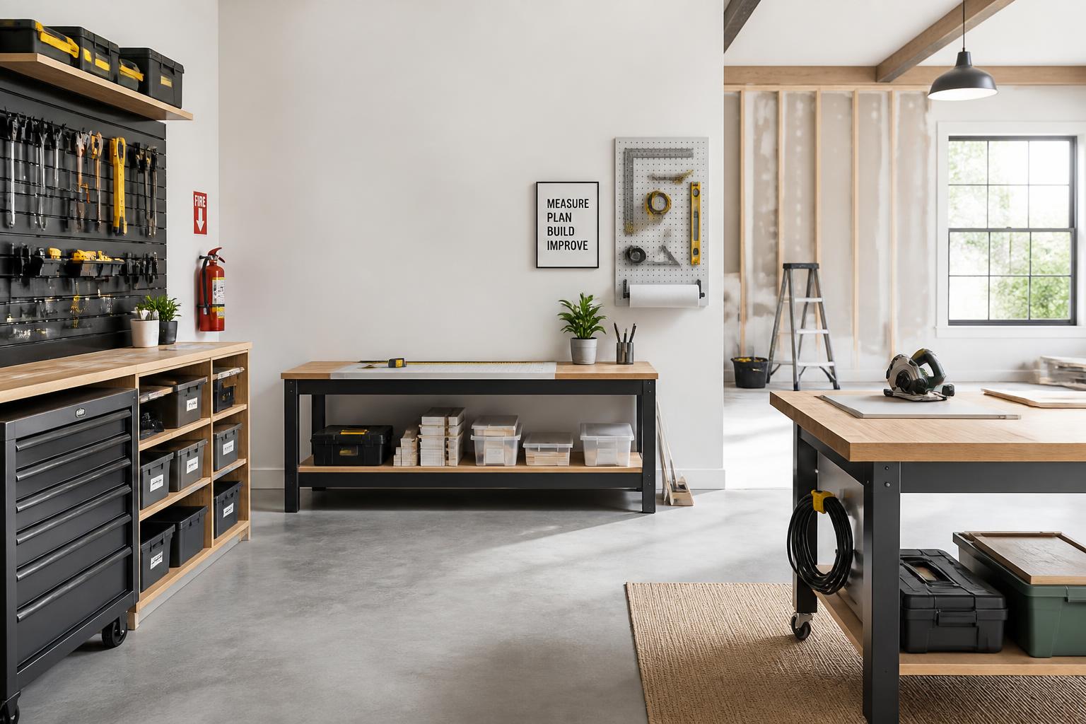 Optimiser son atelier de bricolage : précision & flux