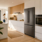 Cuisine moderne et lumineuse avec electromenagers