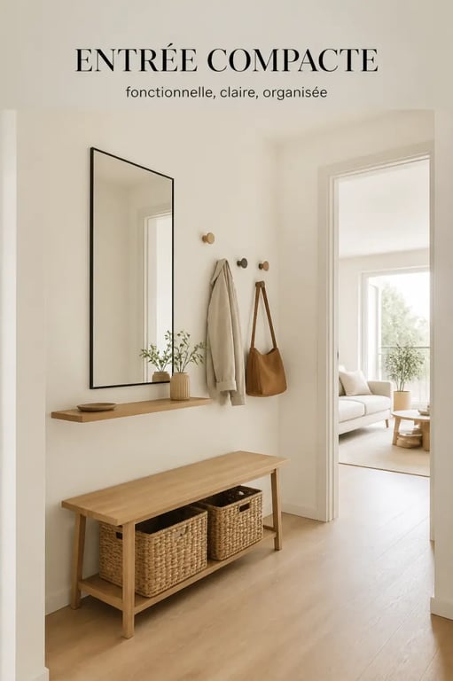 Comment optimiser l'aménagement de son intérieur avec des objets déco dans une entrée compacte et fonctionnelle