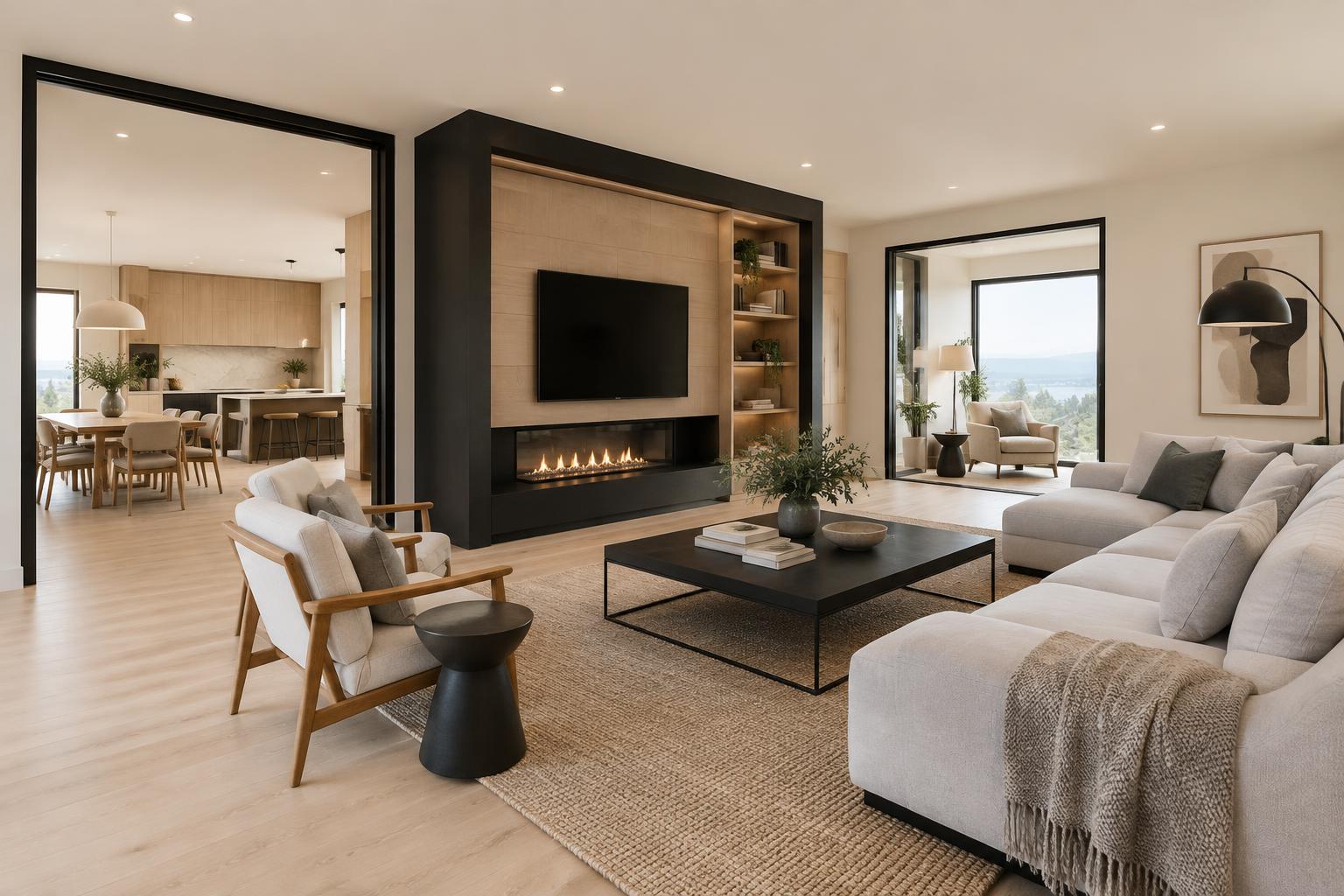 Noir moderne : structurez votre déco sans assombrir