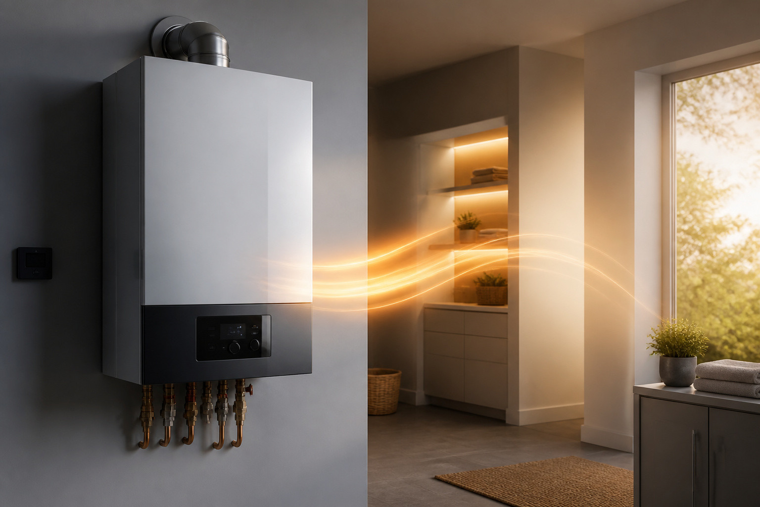 Chaudiere moderne efficacite et confort